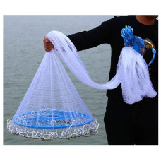 Castnet with frisbee