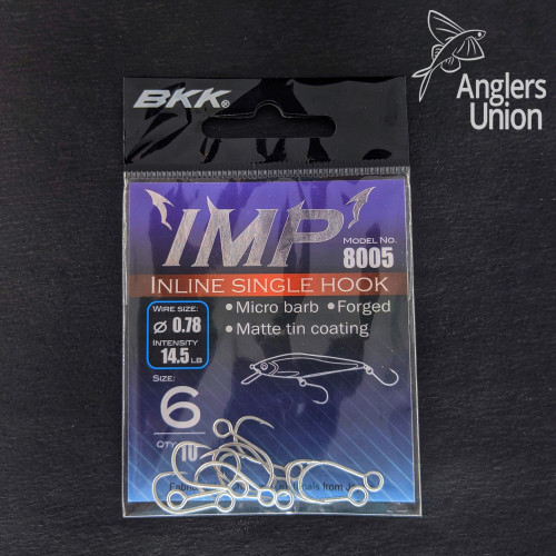 BKK IMP Inline Single Hooks for Finesse Fishing